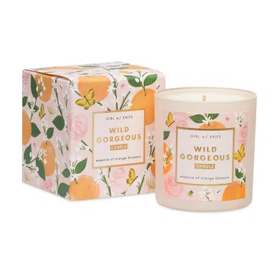 Girl W/ Knife Wild Gorgeous Candle - Essence Of Orange Blossom