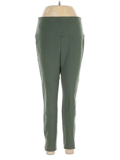 Pre-owned Girl With Curves Casual Pants In Green