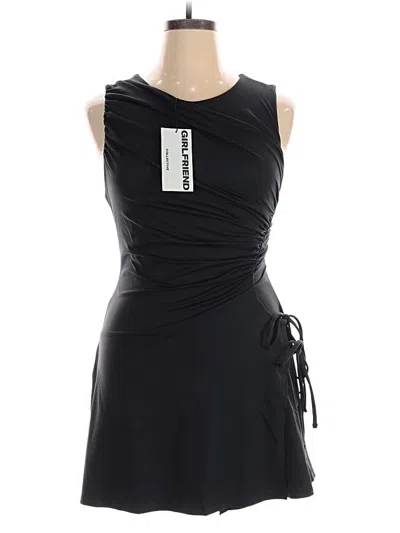 Pre-owned Girlfriend Collective Active Dress In Black