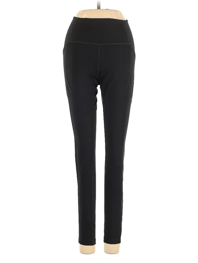 Pre-owned Girlfriend Collective Active Pants In Black