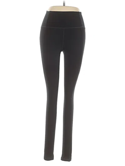Pre-owned Girlfriend Collective Active Pants In Black