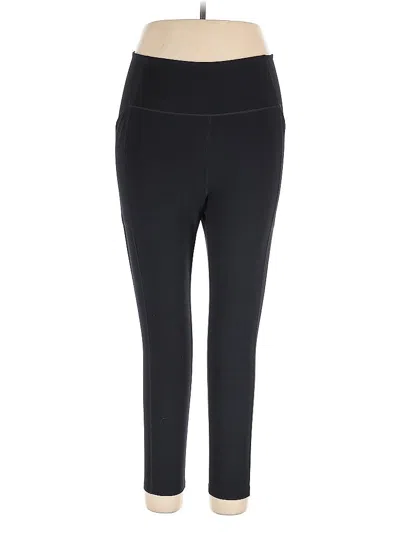 Pre-owned Girlfriend Collective Active Pants In Black