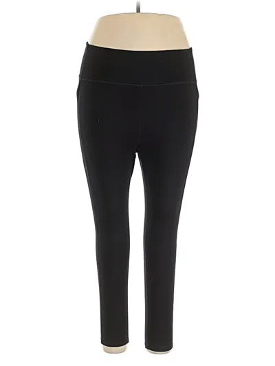 Pre-owned Girlfriend Collective Active Pants In Black