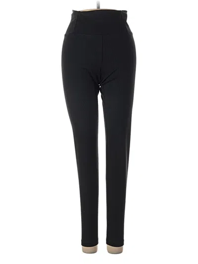 Pre-owned Girlfriend Collective Active Pants In Black