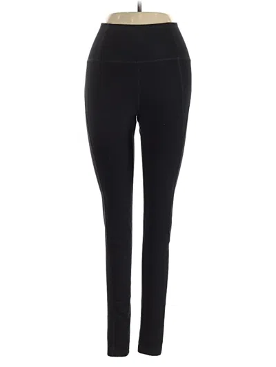 Pre-owned Girlfriend Collective Active Pants In Black