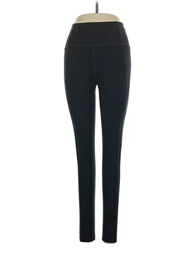 Pre-owned Girlfriend Collective Active Pants In Black