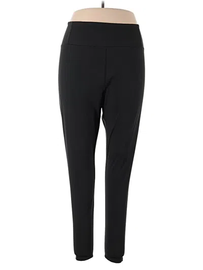 Pre-owned Girlfriend Collective Active Pants In Black