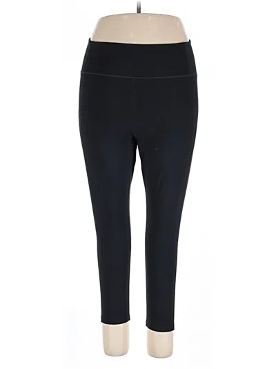 Pre-owned Girlfriend Collective Active Pants In Black