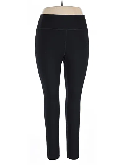 Pre-owned Girlfriend Collective Active Pants In Black