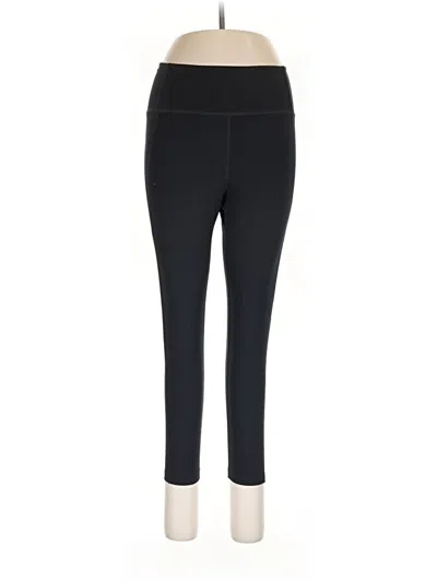 Pre-owned Girlfriend Collective Active Pants In Black