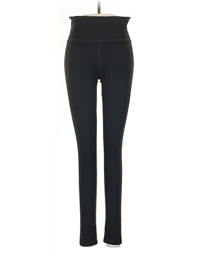 Pre-owned Girlfriend Collective Active Pants In Black