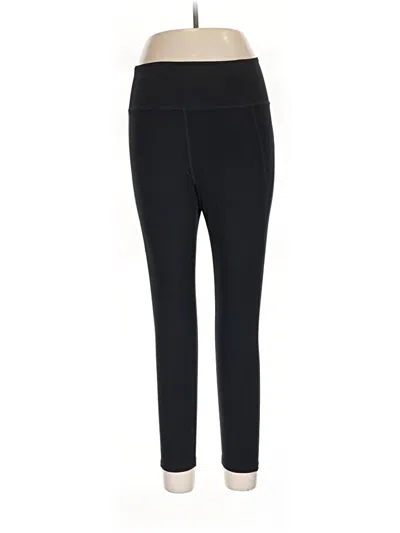 Pre-owned Girlfriend Collective Active Pants In Black