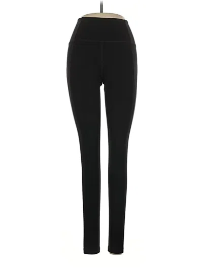 Pre-owned Girlfriend Collective Active Pants In Black