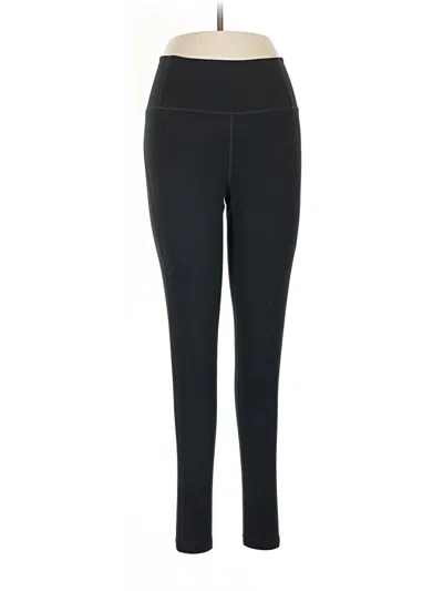 Pre-owned Girlfriend Collective Active Pants In Black