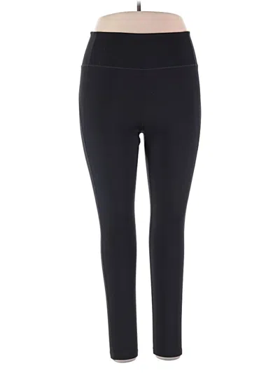 Pre-owned Girlfriend Collective Active Pants In Black