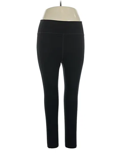 Pre-owned Girlfriend Collective Active Pants In Black