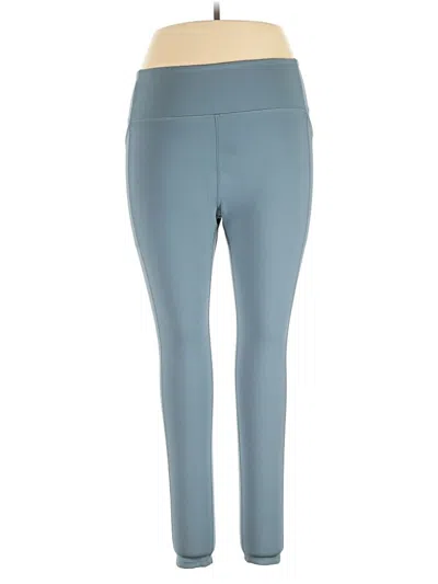 Pre-owned Girlfriend Collective Active Pants In Blue