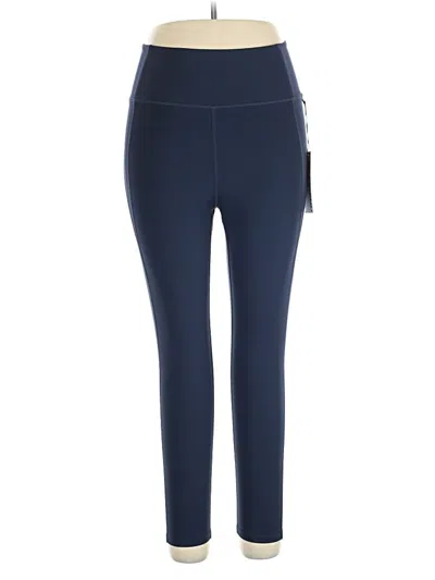 Girlfriend Collective Active Pants In Blue
