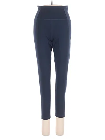 Pre-owned Girlfriend Collective Active Pants In Blue