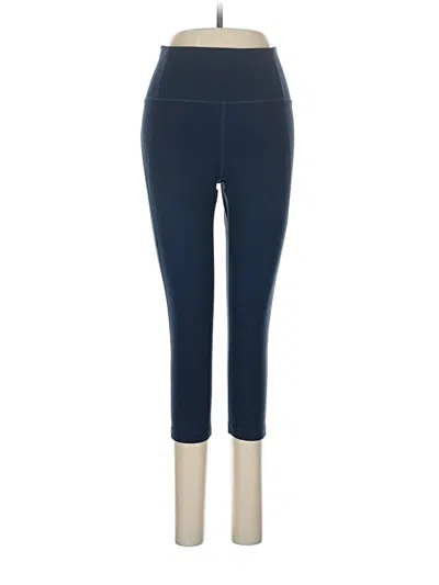 Pre-owned Girlfriend Collective Active Pants In Blue