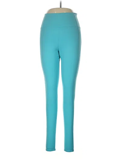 Pre-owned Girlfriend Collective Active Pants In Blue