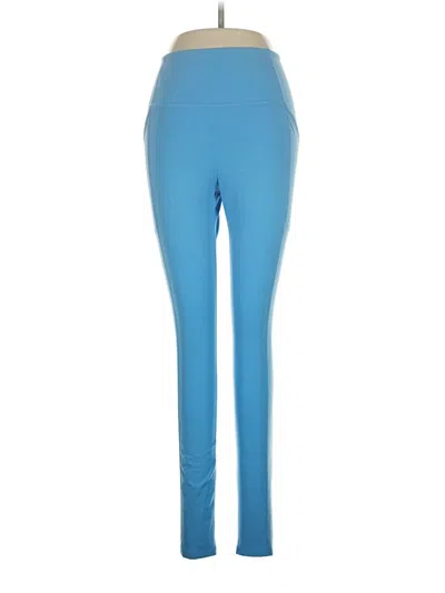 Pre-owned Girlfriend Collective Active Pants In Blue