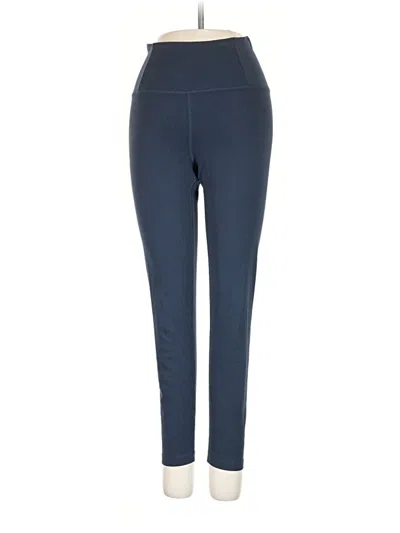 Pre-owned Girlfriend Collective Active Pants In Blue