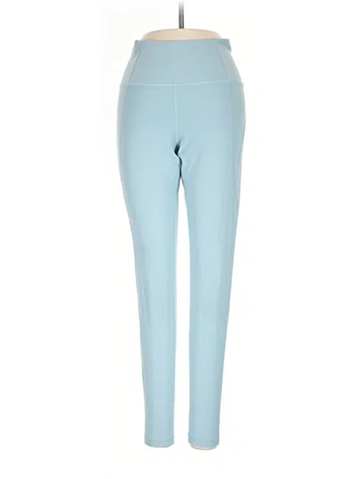 Pre-owned Girlfriend Collective Active Pants In Blue