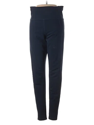 Pre-owned Girlfriend Collective Active Pants In Blue