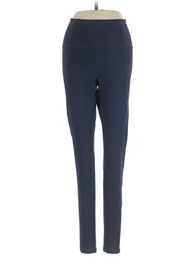 Pre-owned Girlfriend Collective Active Pants In Blue