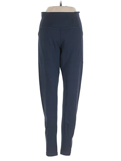 Pre-owned Girlfriend Collective Active Pants In Blue