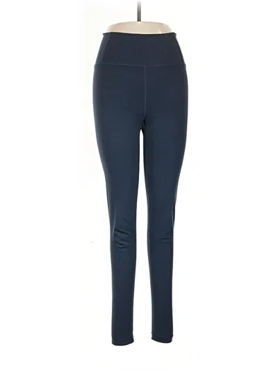 Pre-owned Girlfriend Collective Active Pants In Blue