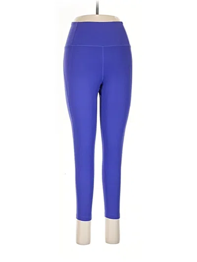 Pre-owned Girlfriend Collective Active Pants In Blue