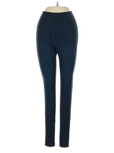 Pre-owned Girlfriend Collective Active Pants In Blue