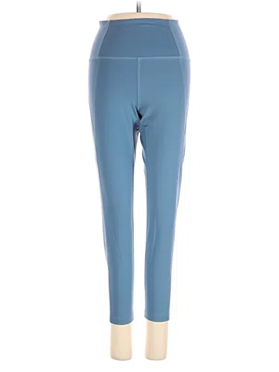 Pre-owned Girlfriend Collective Active Pants In Blue