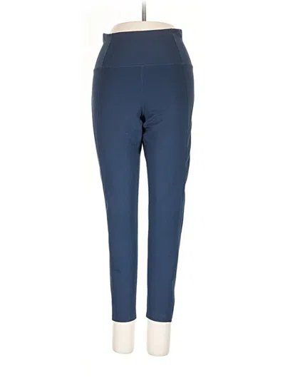 Pre-owned Girlfriend Collective Active Pants In Blue
