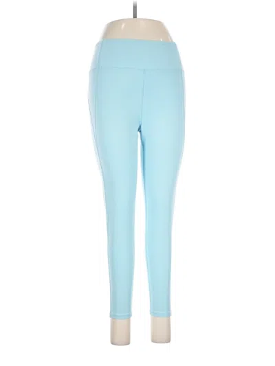 Pre-owned Girlfriend Collective Active Pants In Blue