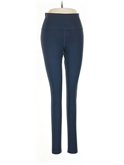 Pre-owned Girlfriend Collective Active Pants In Blue