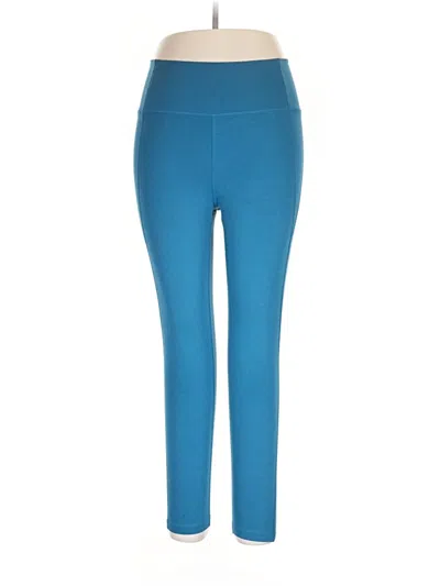 Pre-owned Girlfriend Collective Active Pants In Blue
