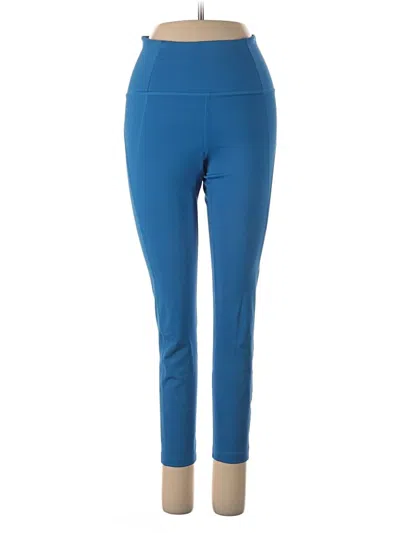 Pre-owned Girlfriend Collective Active Pants In Blue