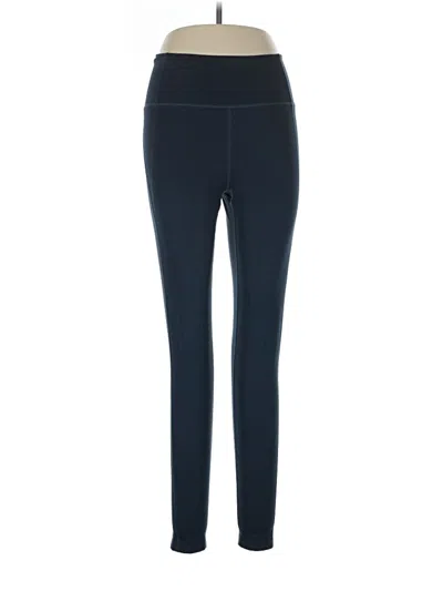 Pre-owned Girlfriend Collective Active Pants In Blue
