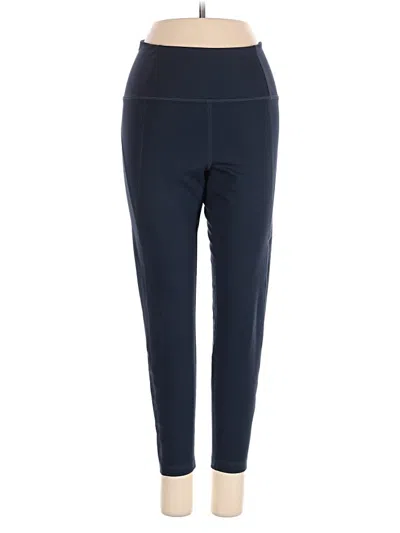 Pre-owned Girlfriend Collective Active Pants In Blue