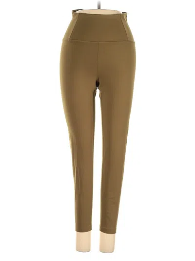 Pre-owned Girlfriend Collective Active Pants In Brown