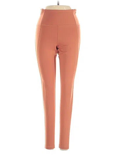 Pre-owned Girlfriend Collective Active Pants In Brown