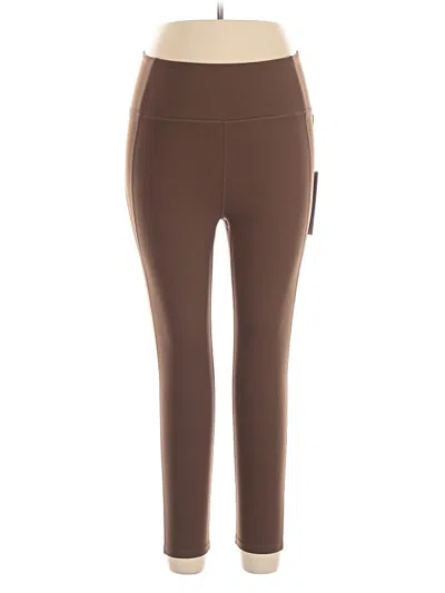 Girlfriend Collective Active Pants In Brown