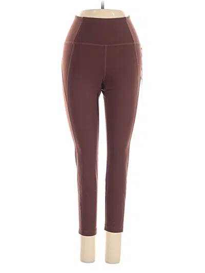 Girlfriend Collective Active Pants In Brown