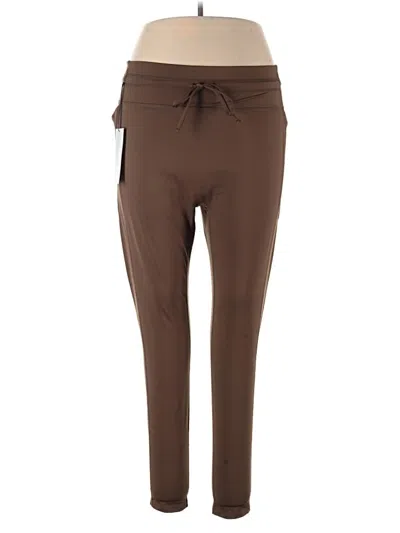 Pre-owned Girlfriend Collective Active Pants In Brown
