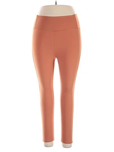 Pre-owned Girlfriend Collective Active Pants In Brown