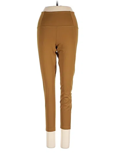 Pre-owned Girlfriend Collective Active Pants In Brown
