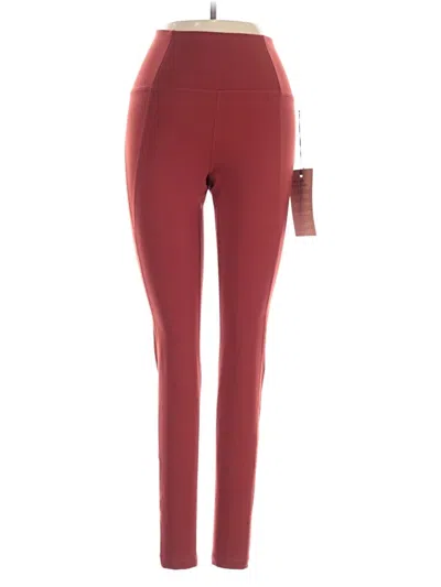 Girlfriend Collective Active Pants In Burgundy